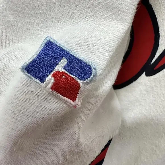 Vintage Russell Athletic Atlanta Braves Size M Baseball Jersey Retro 90s Iconic - Picture 8 of 9